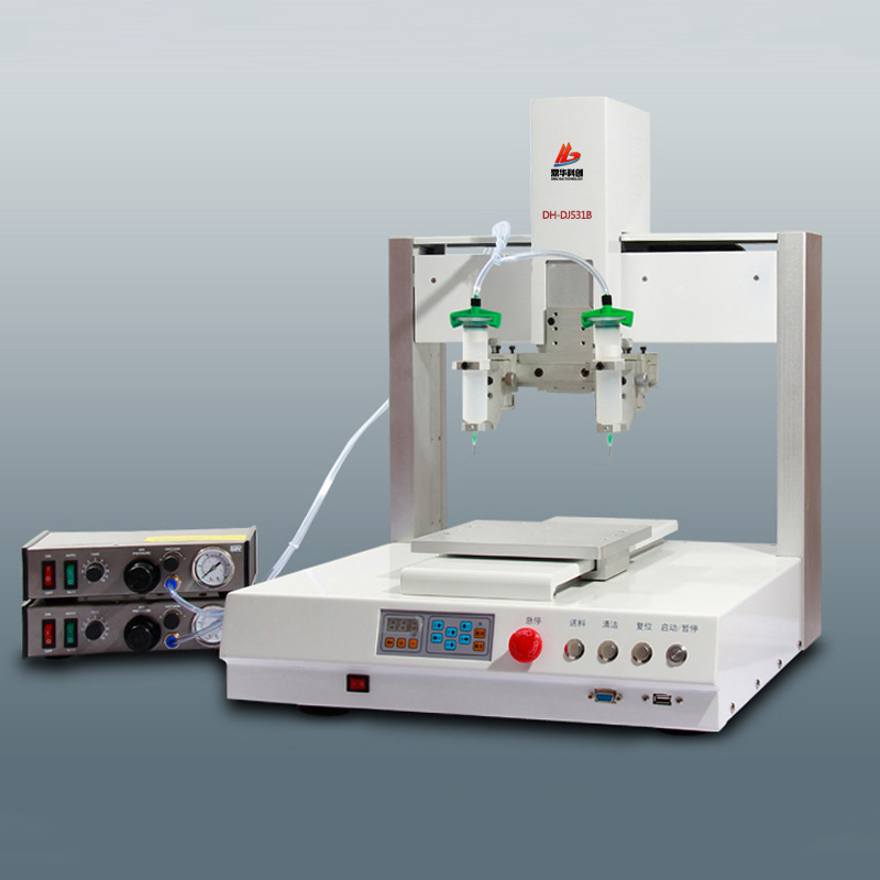 Double head single station automatic dispensing machine